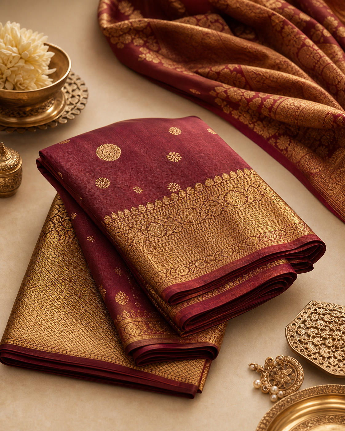 Ruby Pure Kanchipattu Saree